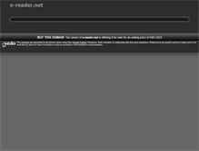 Tablet Screenshot of e-reader.net